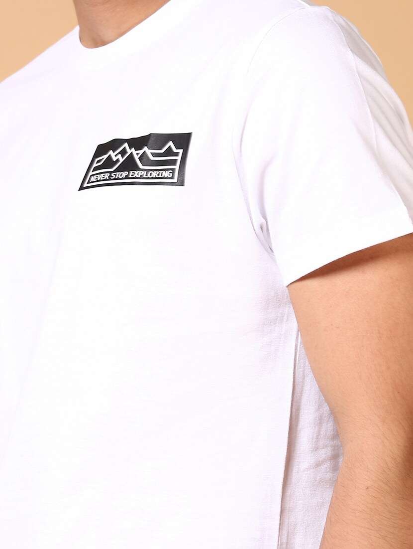 men back print short sleeve t-shirt - 21677631 -  Standard Image - 4