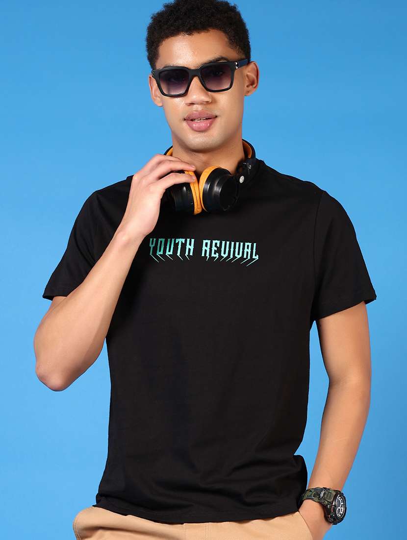 men printed short sleeve regular fit t-shirt - 21677918 -  Standard Image - 1