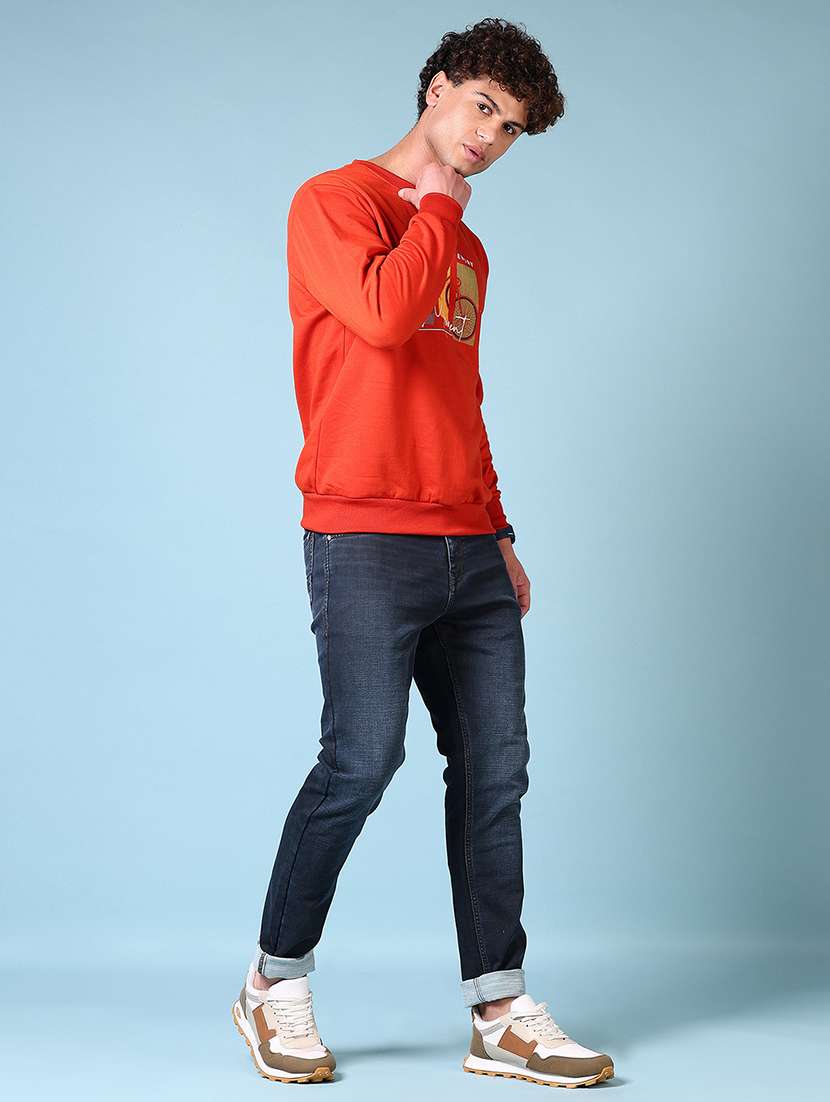 Men Mid Rise Plain Denim Jeans - 21678101 -  Standard Image - 4