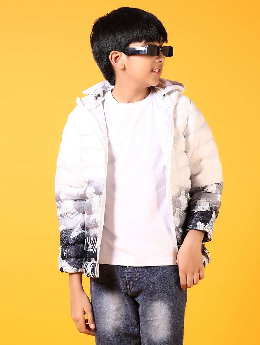 girls quilted long sleeve jacket - 21678109 -  Standard Image - 1