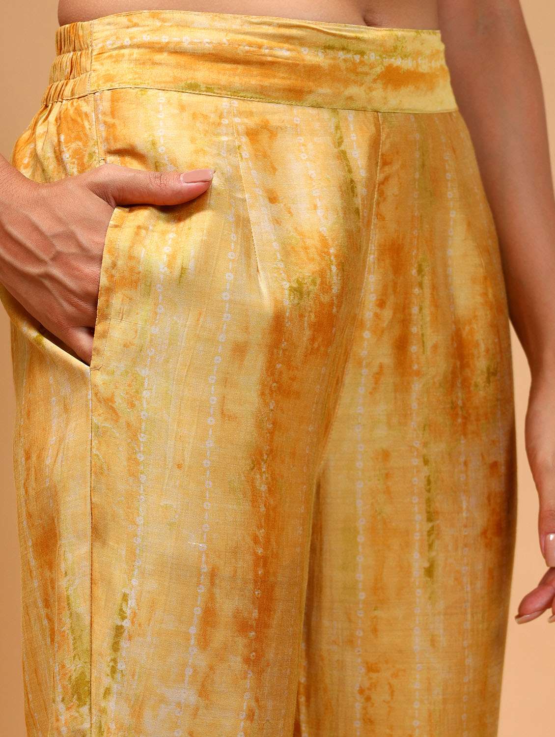 women three quarter sleeve kurta pant with dupatta set - 21678193 - Standard Image - 6