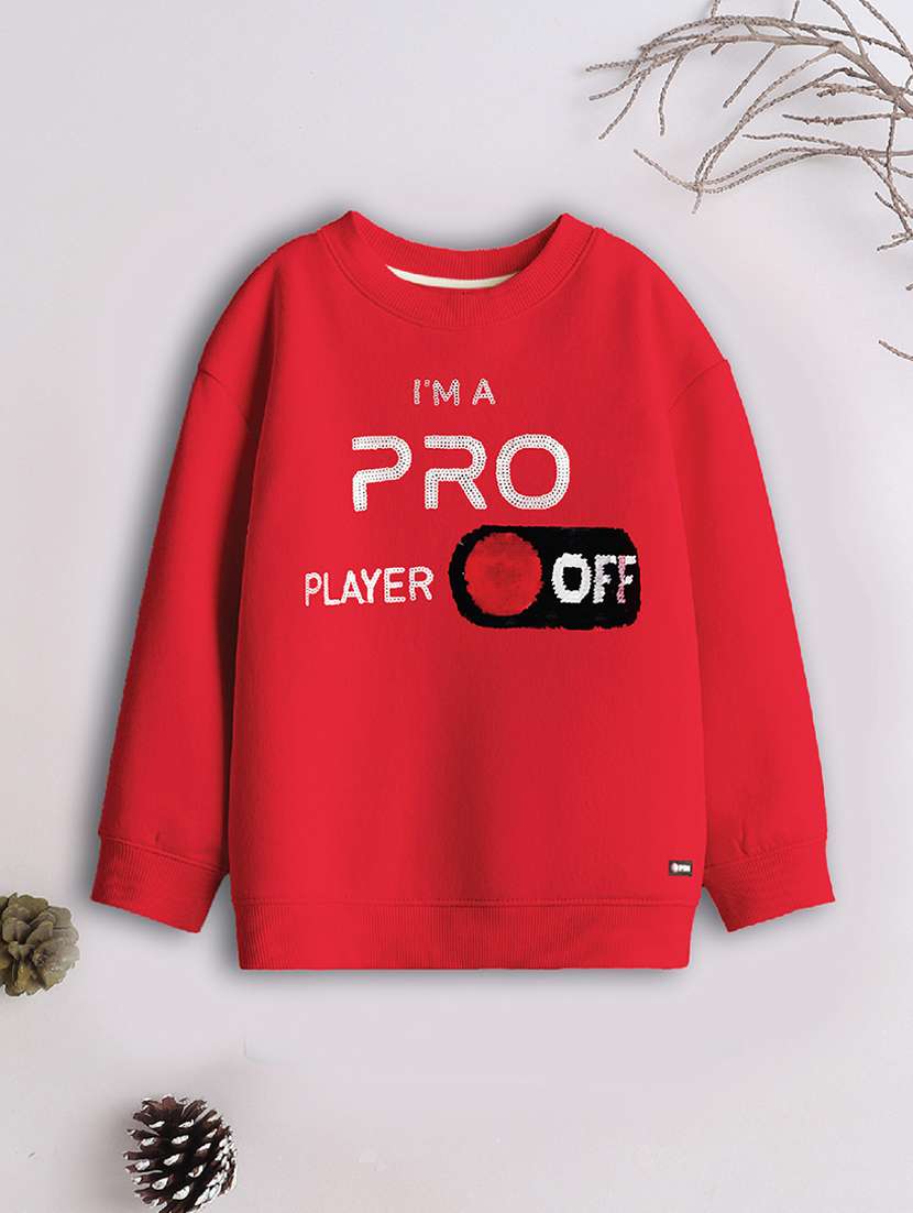 boys pack of 3 printed sweatshirt - 21678198 -  Standard Image - 4