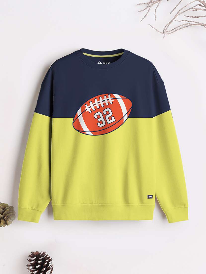 boys pack of 3 printed sweatshirt - 21678201 - Standard Image - 4
