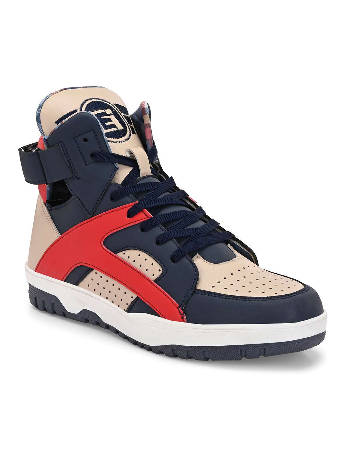 men color block lace up sneakers - 21678342 -  Standard Image - 1