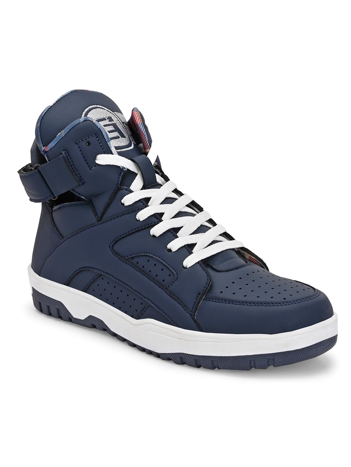 men solid lace up sneakers - 21678343 - Standard Image - 1