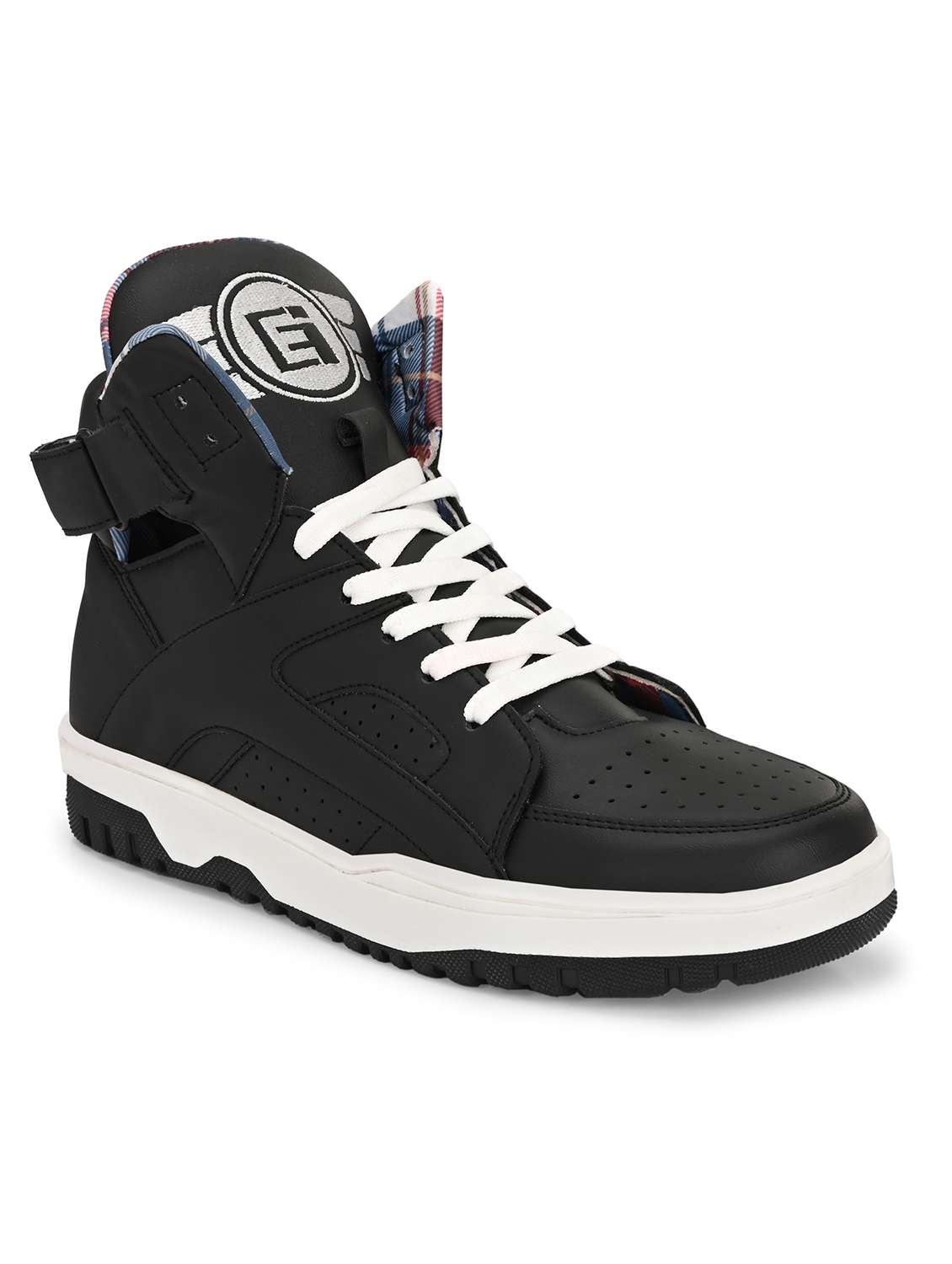 men black lace up sneakers - 21678345 - Standard Image - 1