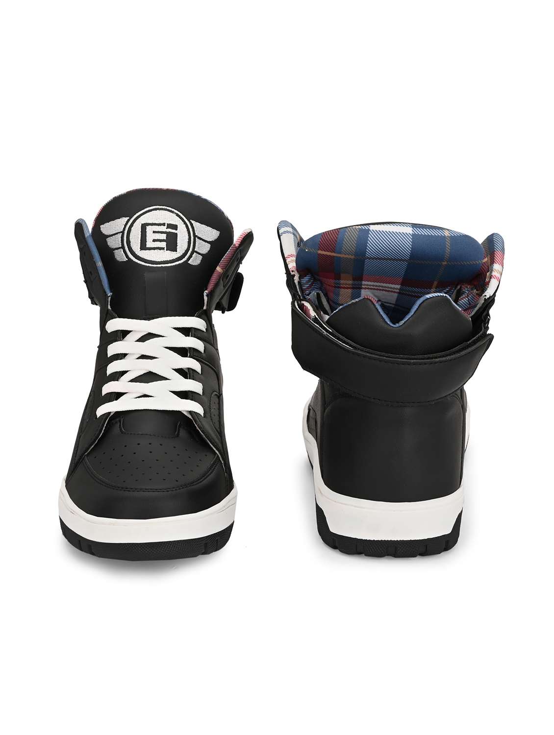 men black lace up sneakers - 21678345 - Standard Image - 4
