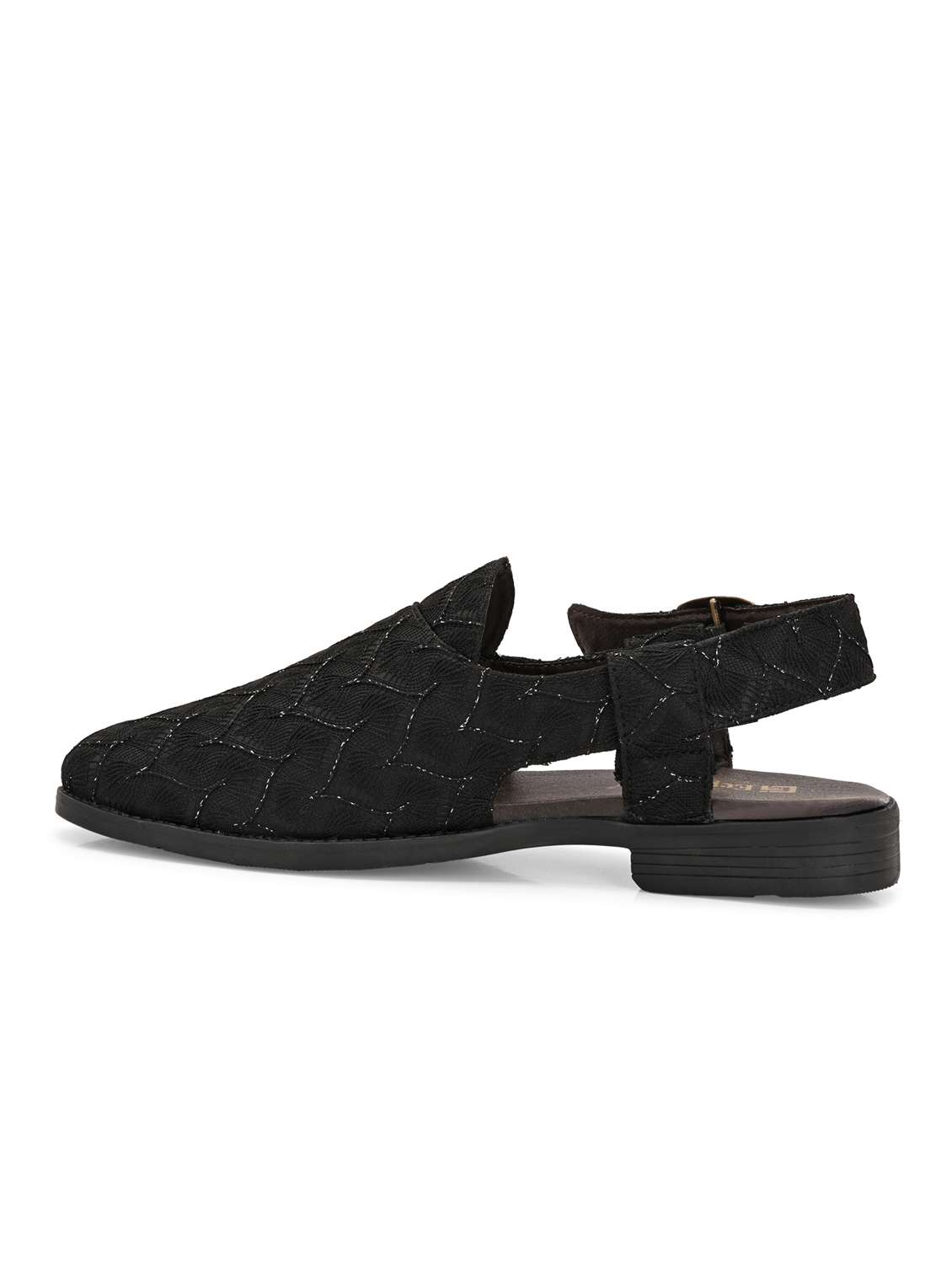 men textured back strap sandal - 21678355 -  Standard Image - 4