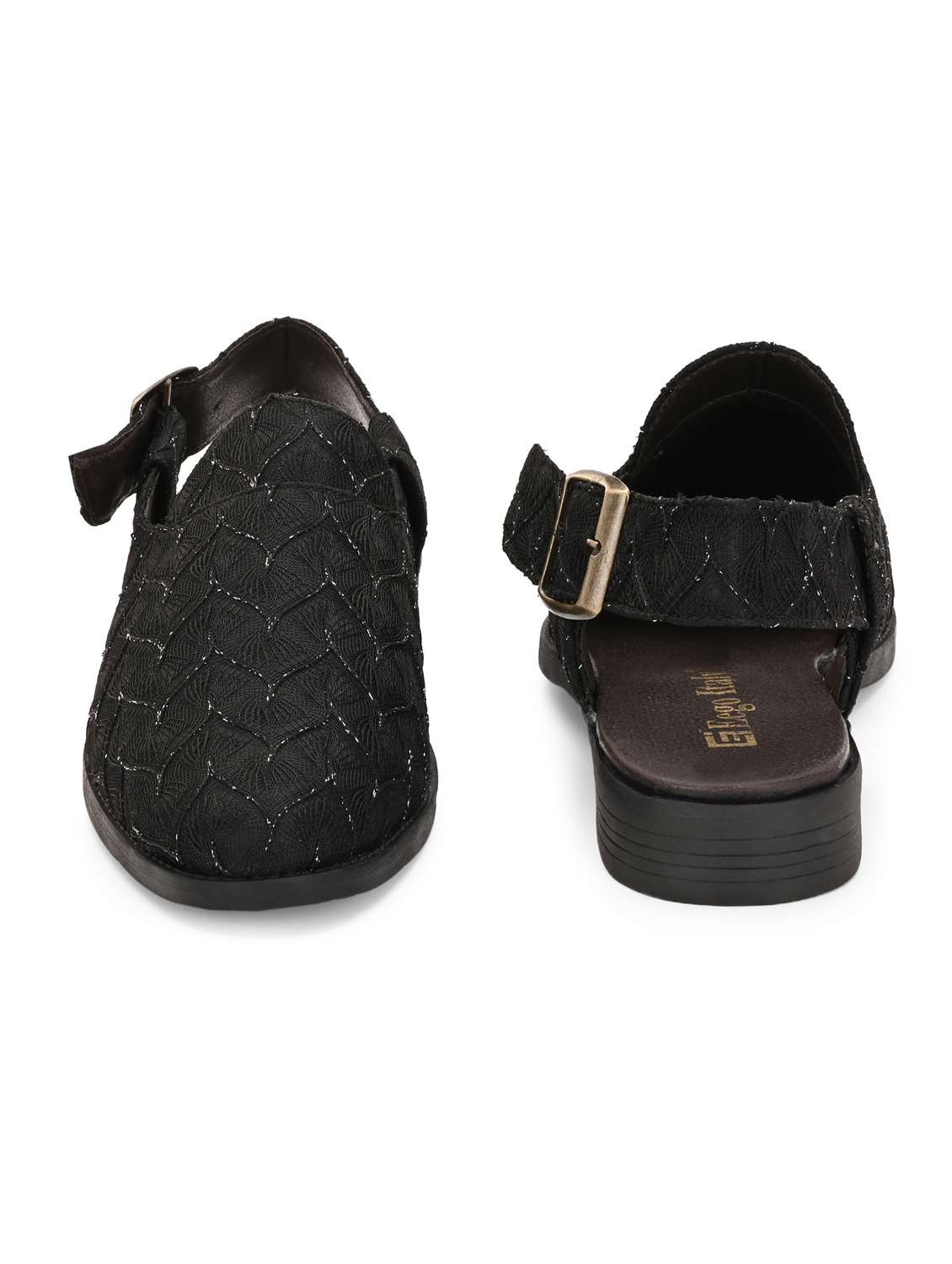 men textured back strap sandal - 21678355 -  Standard Image - 6