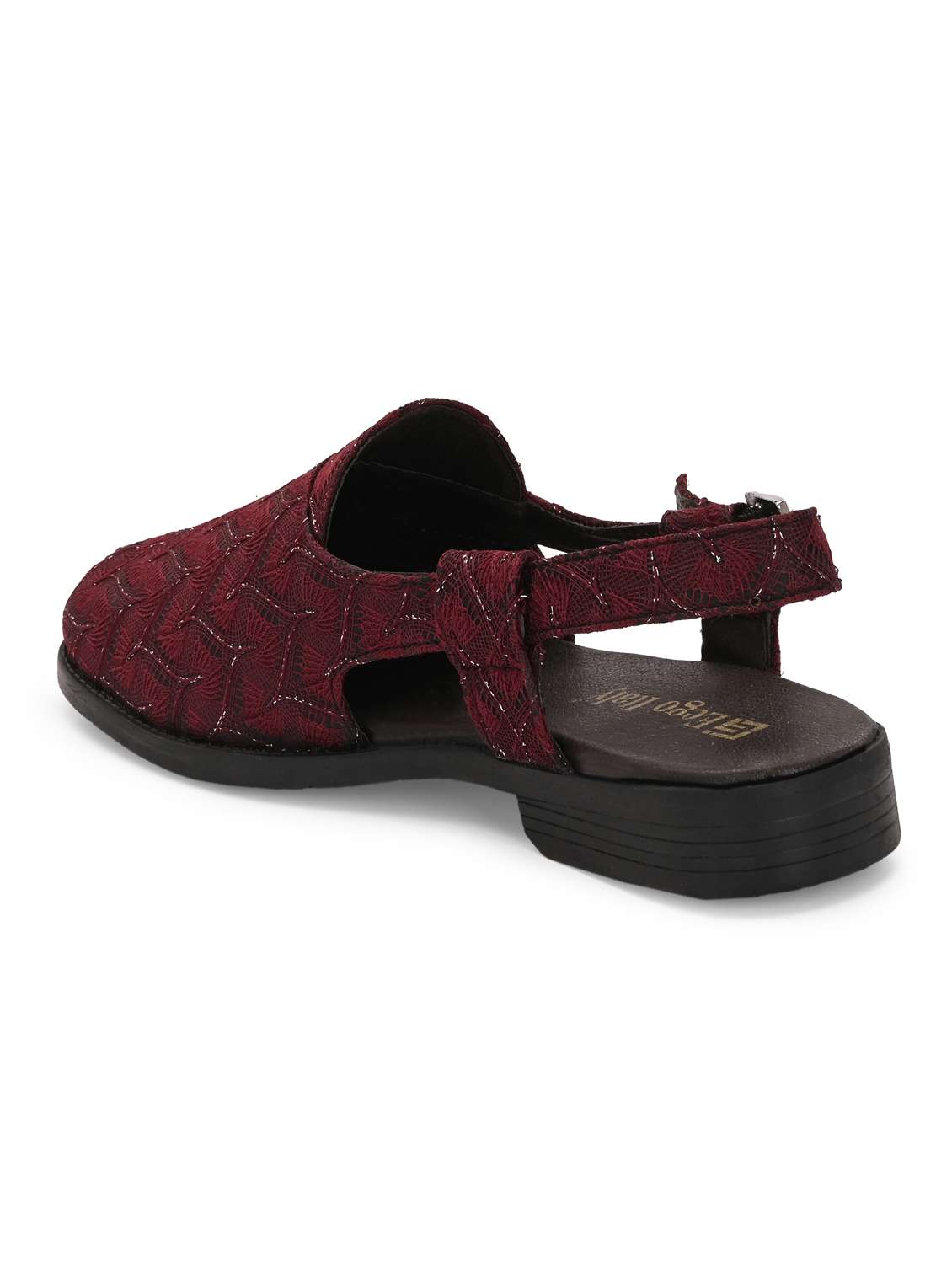men textured back strap sandal - 21678359 -  Standard Image - 4