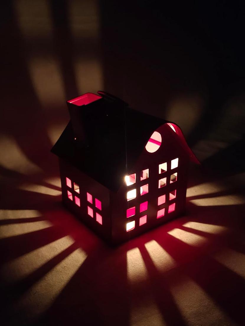 metal hut lantern designed to illuminate your living outdoor garden lobby balcony space - 21678501 - Zoom Image - 0