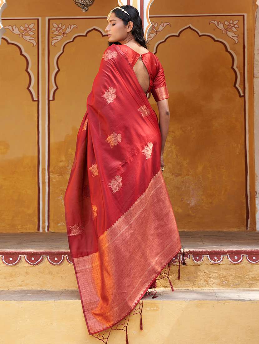 women self design kanjivaram saree with blouse - 21678709 -  Standard Image - 1