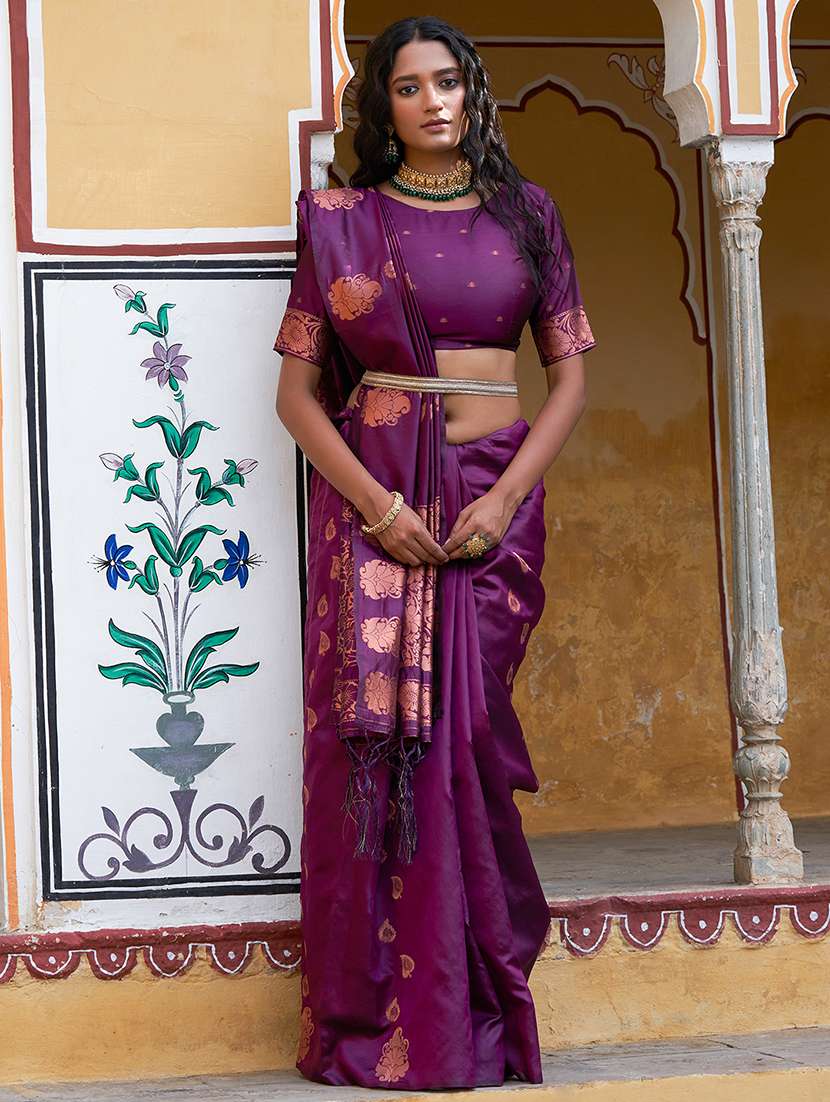 women self design kanjivaram saree with blouse - 21678711 - Standard Image - 1