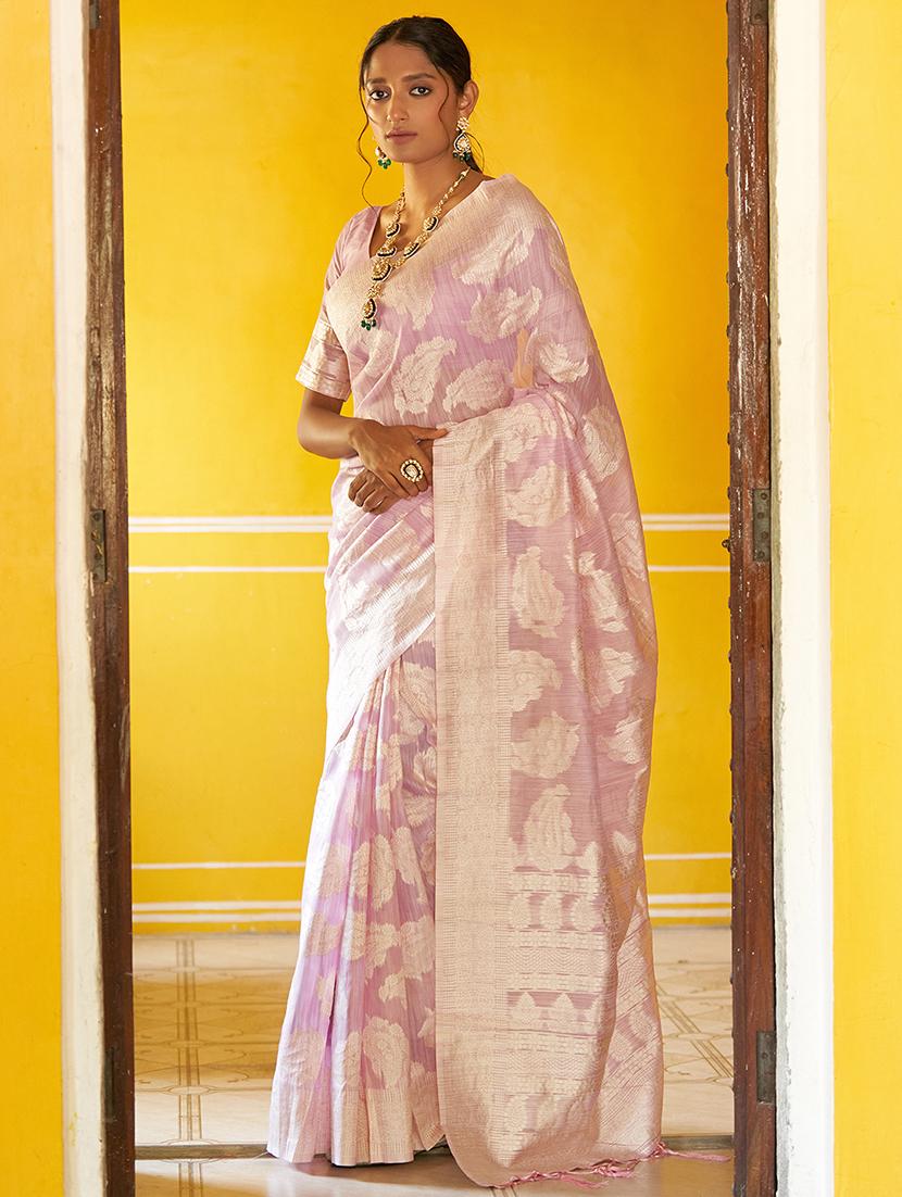 women self design banarasi saree with blouse - 21678740 -  Zoom Image - 0