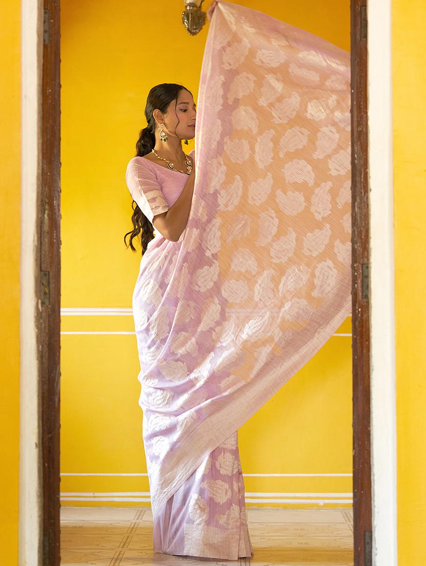 women self design banarasi saree with blouse - 21678740 -  Standard Image - 1