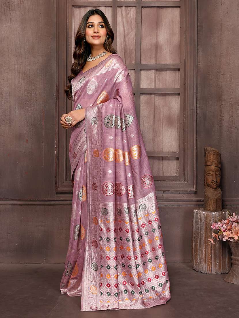 women self design kanjivaram saree with blouse - 21678772 -  Standard Image - 1