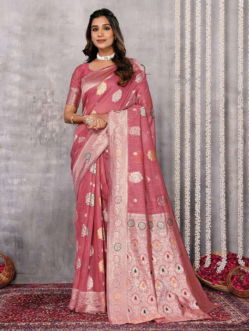 women self design banarasi saree with blouse - 21678774 -  Standard Image - 1
