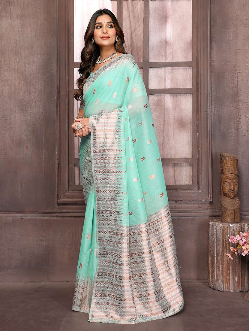 women self design banarasi saree with blouse - 21678797 -  Standard Image - 1