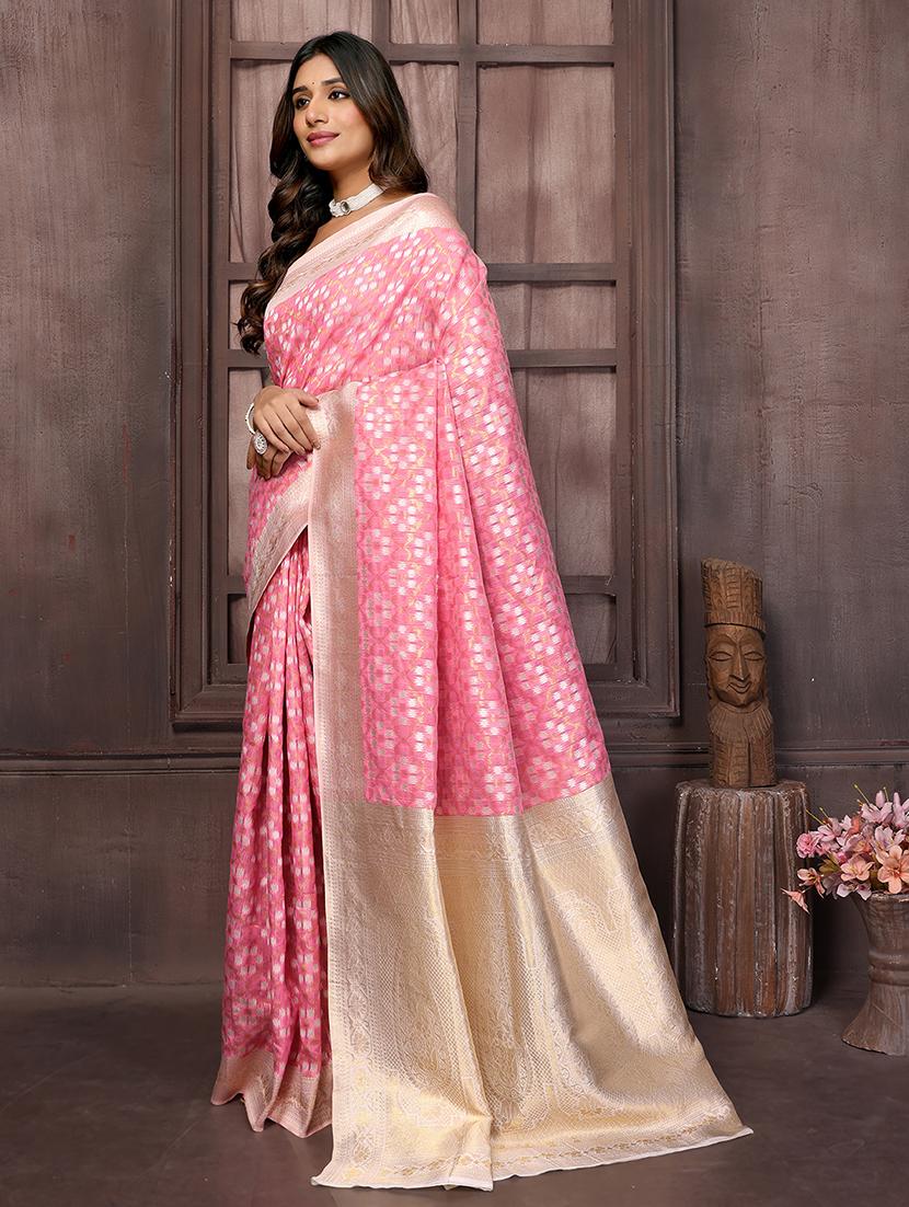 women self design banarasi saree with blouse - 21678801 -  Standard Image - 1