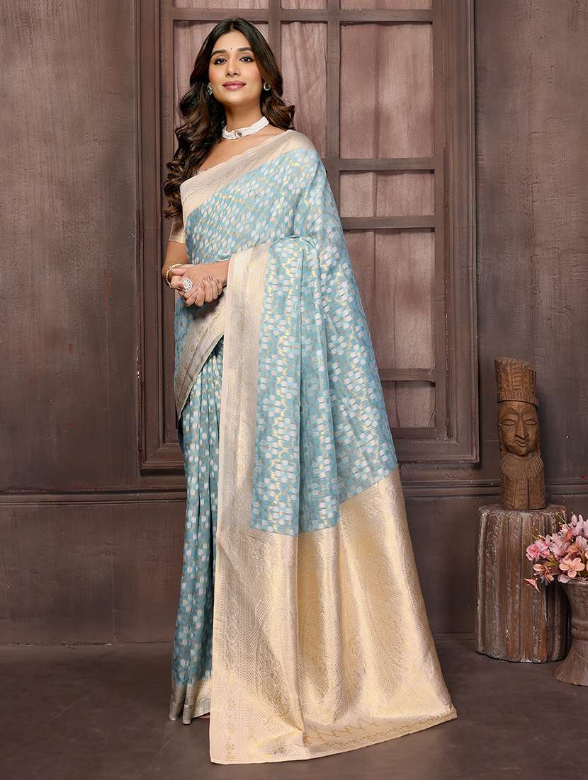 women self design banarasi saree with blouse - 21678802 -  Standard Image - 1