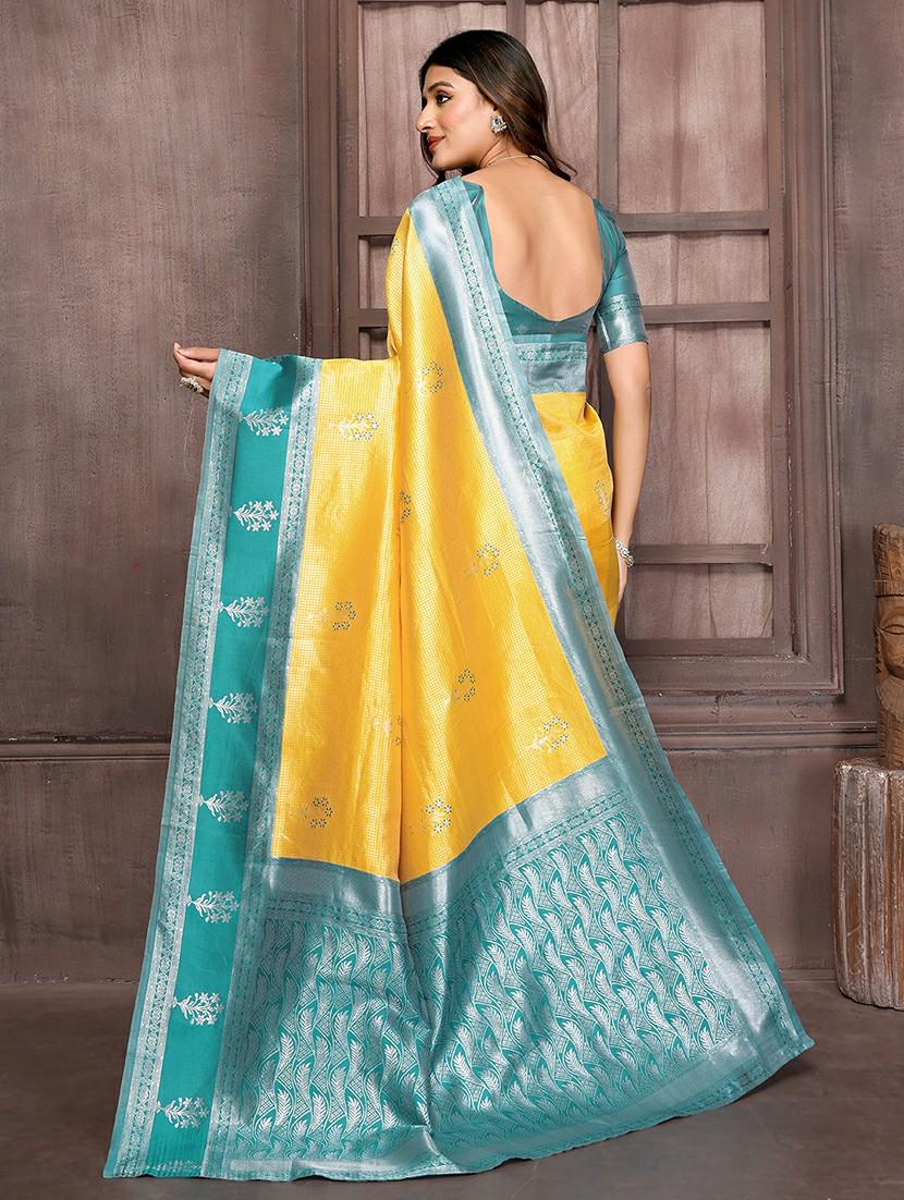 women self design bordered saree with blouse - 21678812 - Standard Image - 4