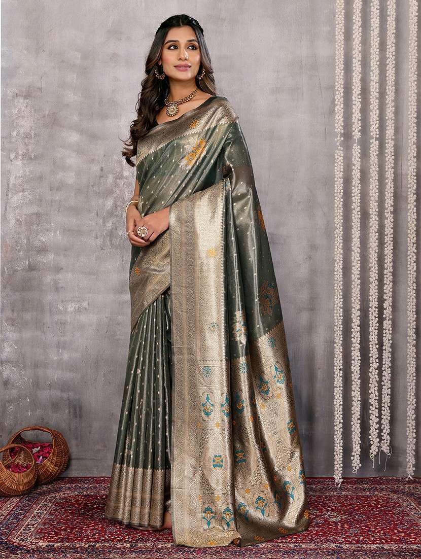 women self design banarasi saree with blouse - 21678814 -  Standard Image - 1