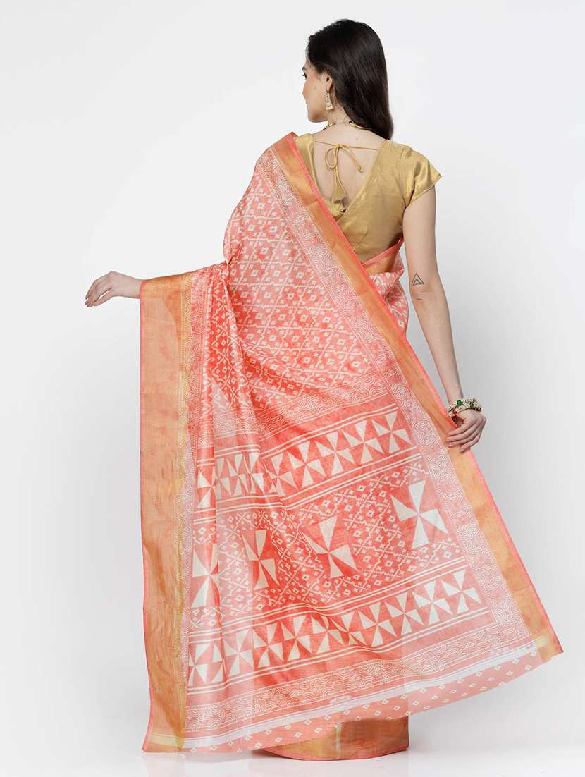 women self design handloom saree with blouse - 21679044 -  Standard Image - 1
