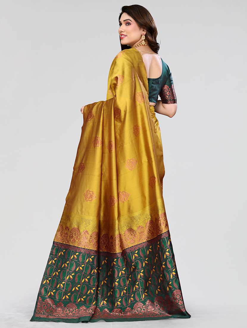 women self design banarasi saree with blouse - 21679106 -  Standard Image - 1