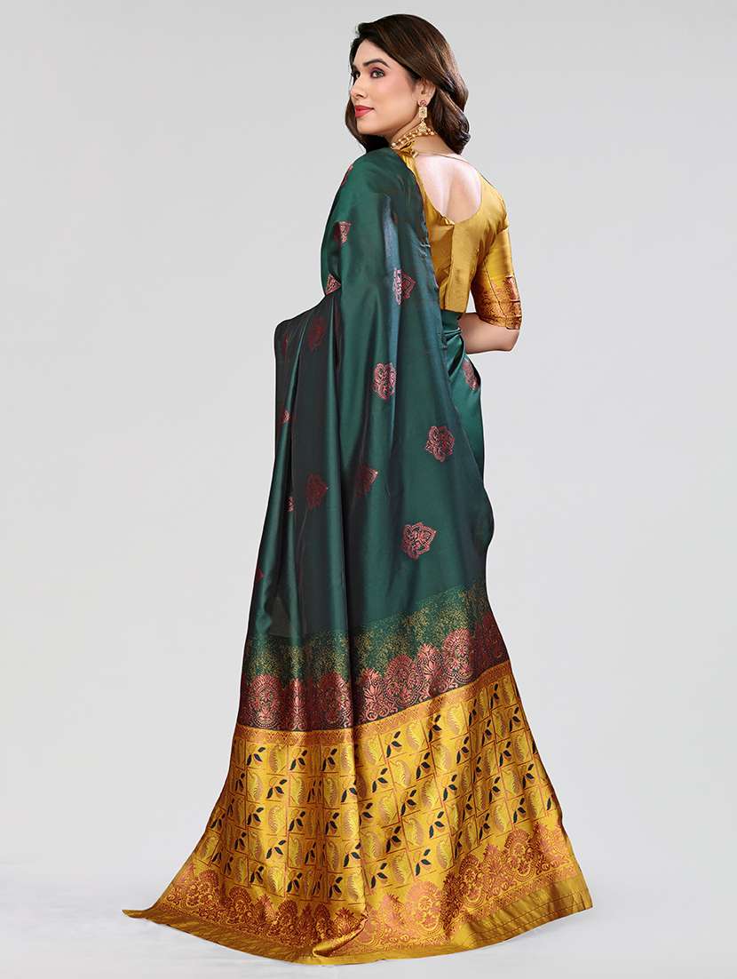 women self design banarasi saree with blouse - 21679109 -  Standard Image - 1