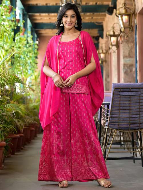 women pink foil print fusion set  - 21679151 -  Standard Image - 0