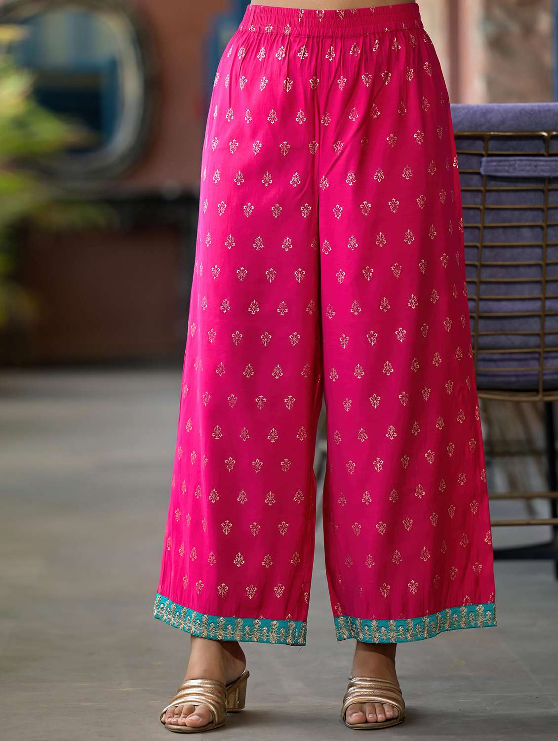 women pink foil print fusion set - 21679151 - Standard Image - 4