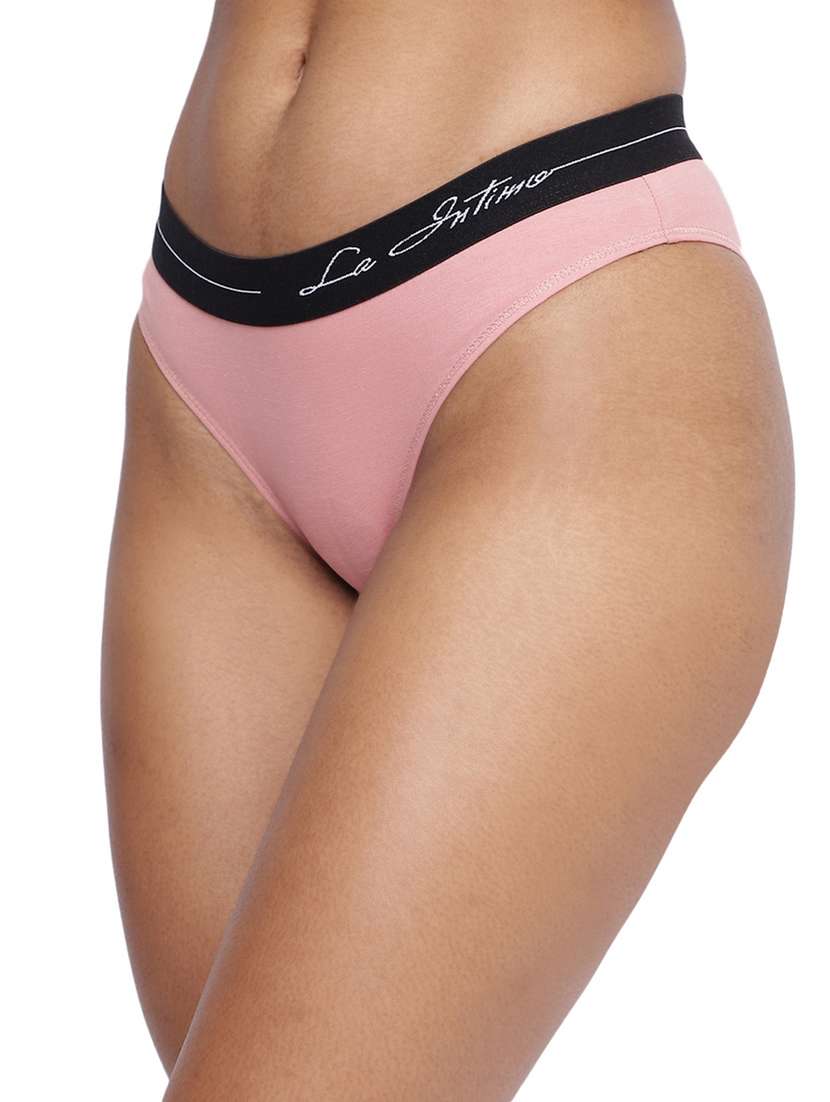 women plain low rise bikini panty - 21679318 -  Standard Image - 1