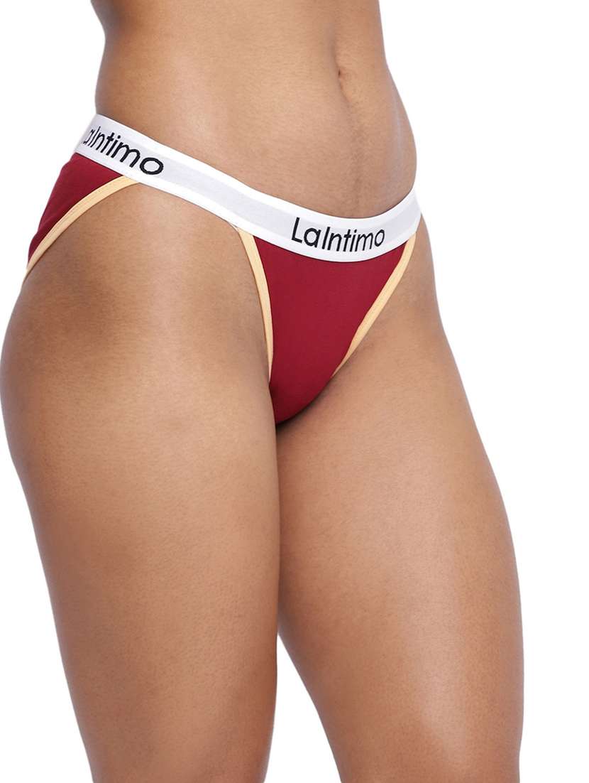 women plain low rise bikini panty - 21679326 -  Standard Image - 1