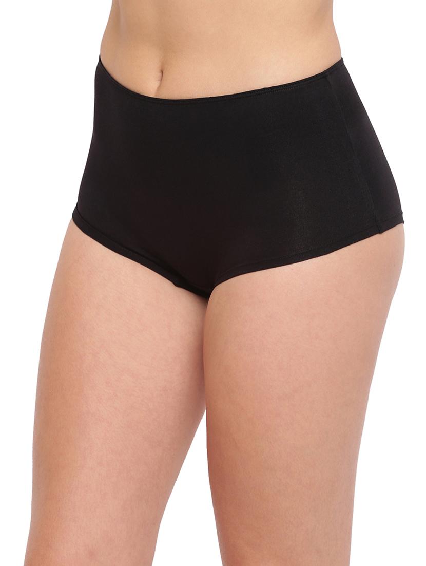 women plain mid rise boy shorts panty - 21679334 -  Standard Image - 1