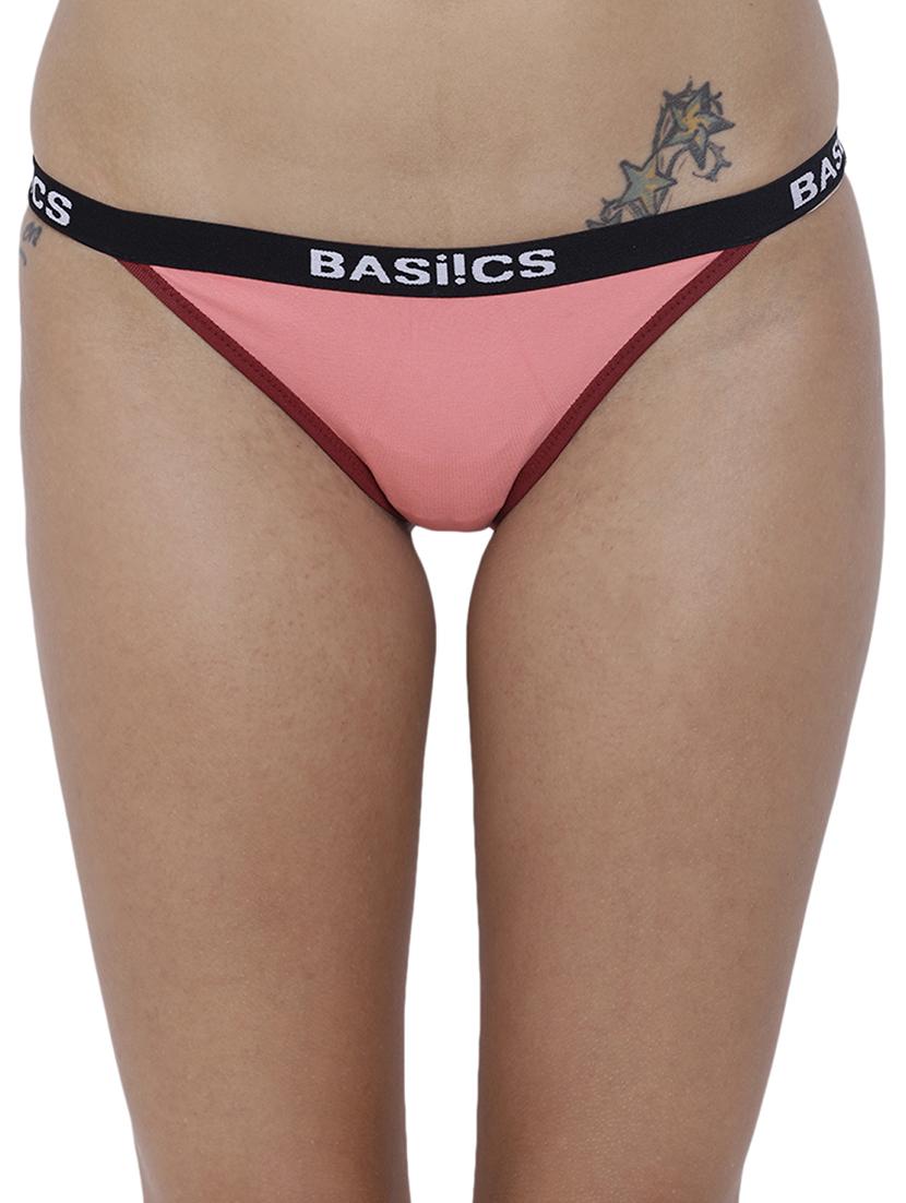 women solid low rise bikini combo - 21679367 - Standard Image - 1