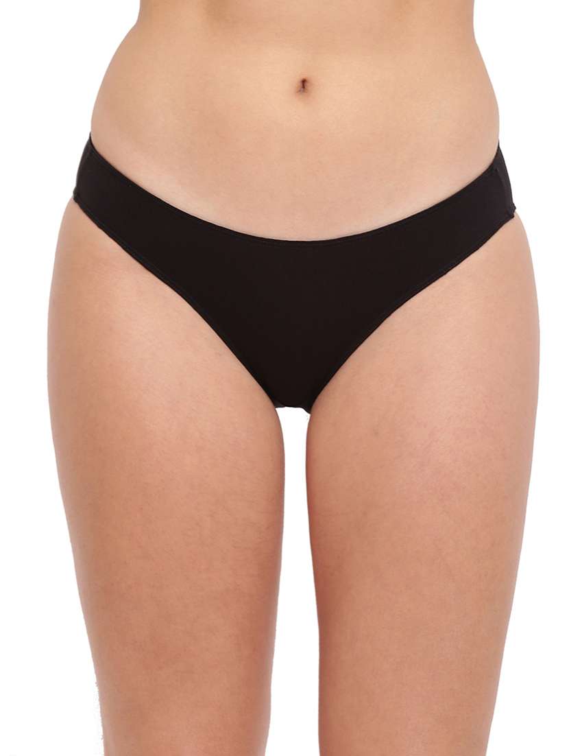 women solid low rise bikini combo - 21679383 -  Standard Image - 1