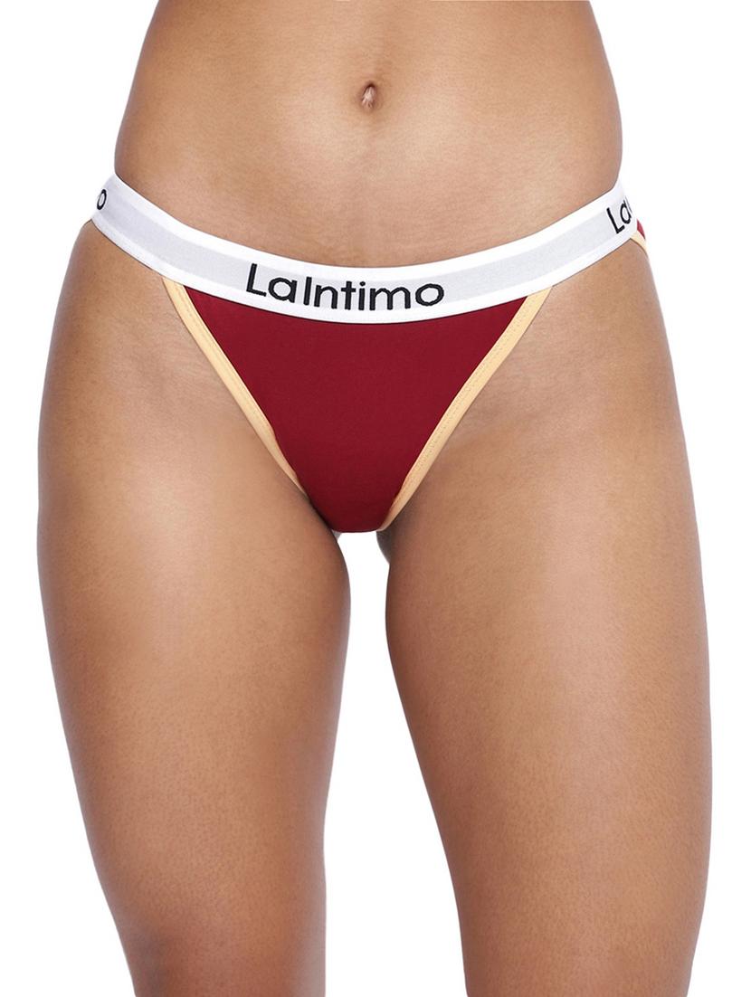 women solid mid rise panty combo - 21679392 -  Standard Image - 1
