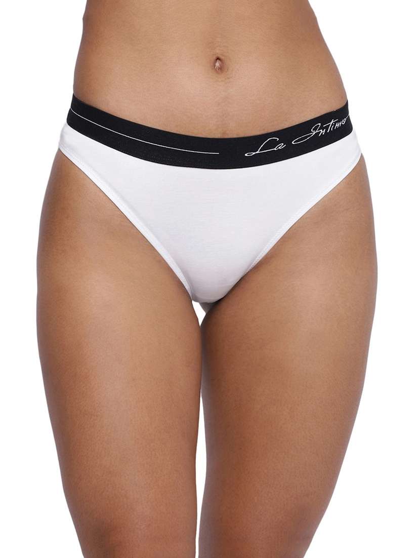 women pack of 3 solid low rise panty  - 21679441 -  Standard Image - 1