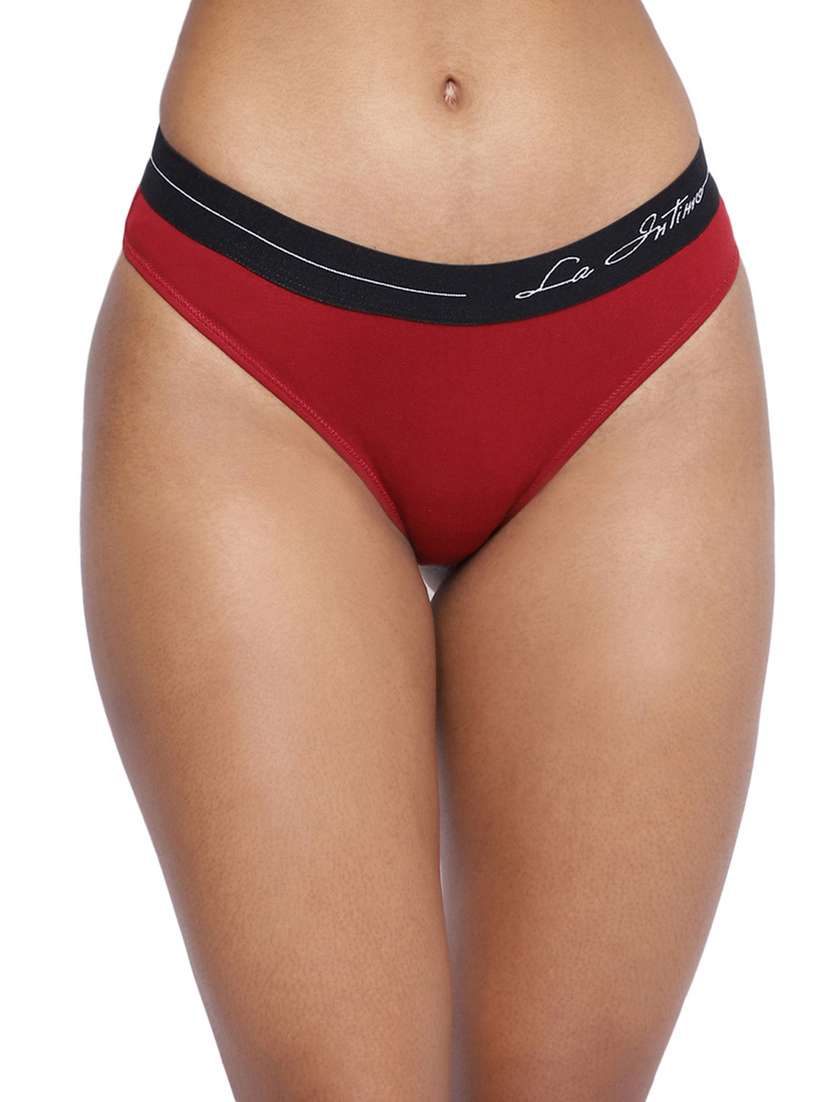women pack of 6 solid low rise panty  - 21679442 -  Standard Image - 1