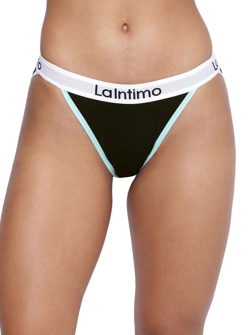 women pack of 2 solid low rise panty  - 21679444 -  Standard Image - 1