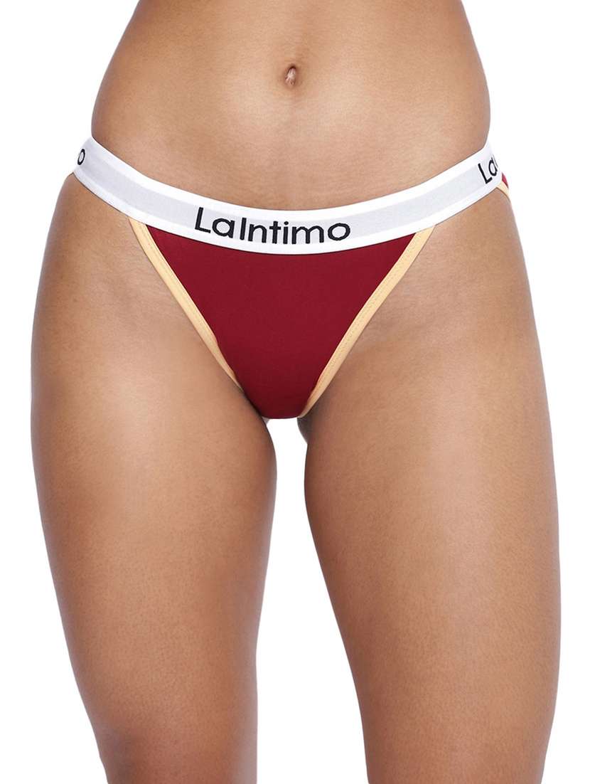 women pack of 6 solid low rise panty  - 21679446 -  Standard Image - 1