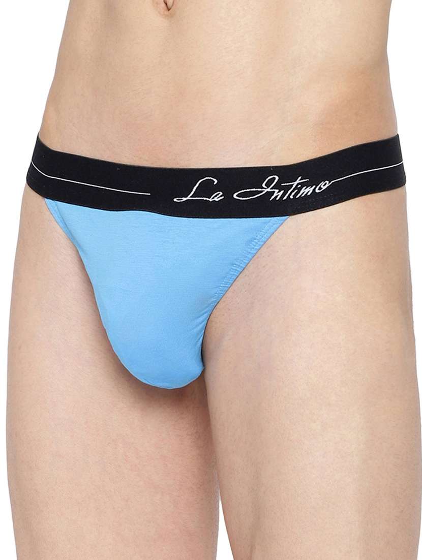 men solid low rise thongs - 21679527 -  Standard Image - 1