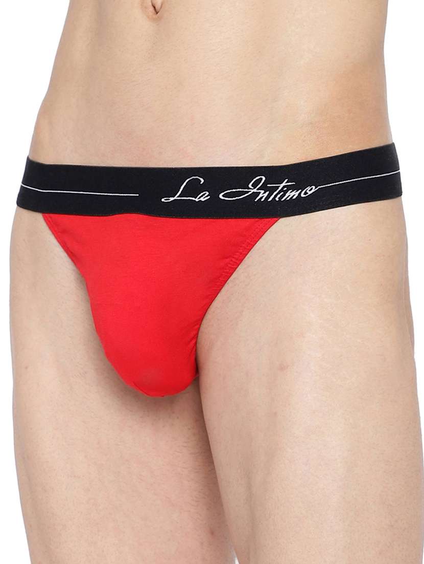 men solid low rise thongs - 21679529 -  Standard Image - 1
