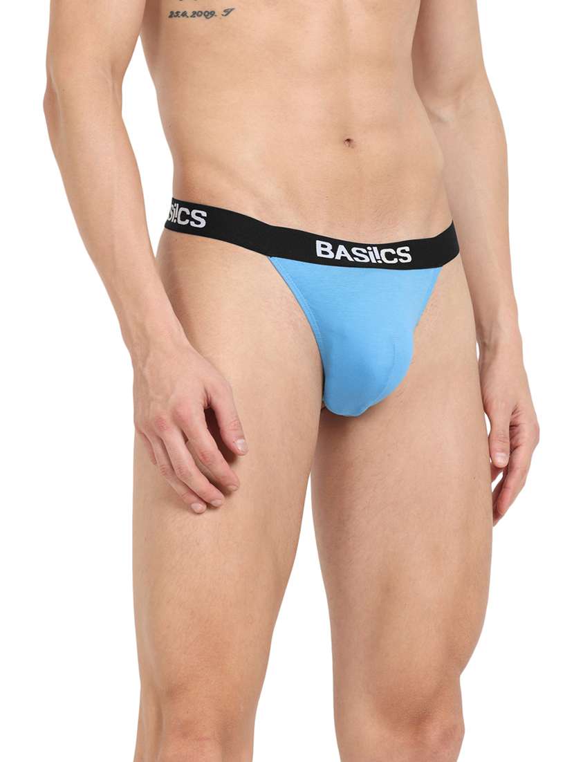 men solid low rise thongs briefs - 21679598 -  Standard Image - 1