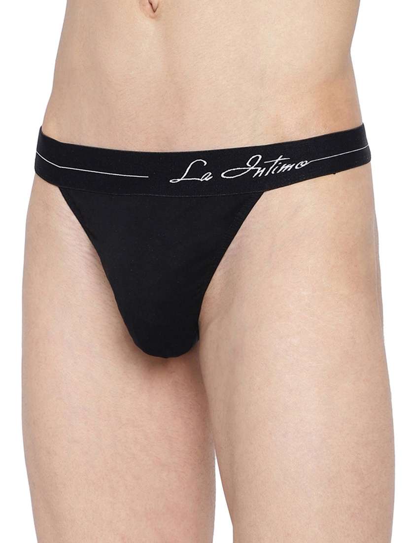 men solid low rise thongs combo - 21679732 -  Standard Image - 1