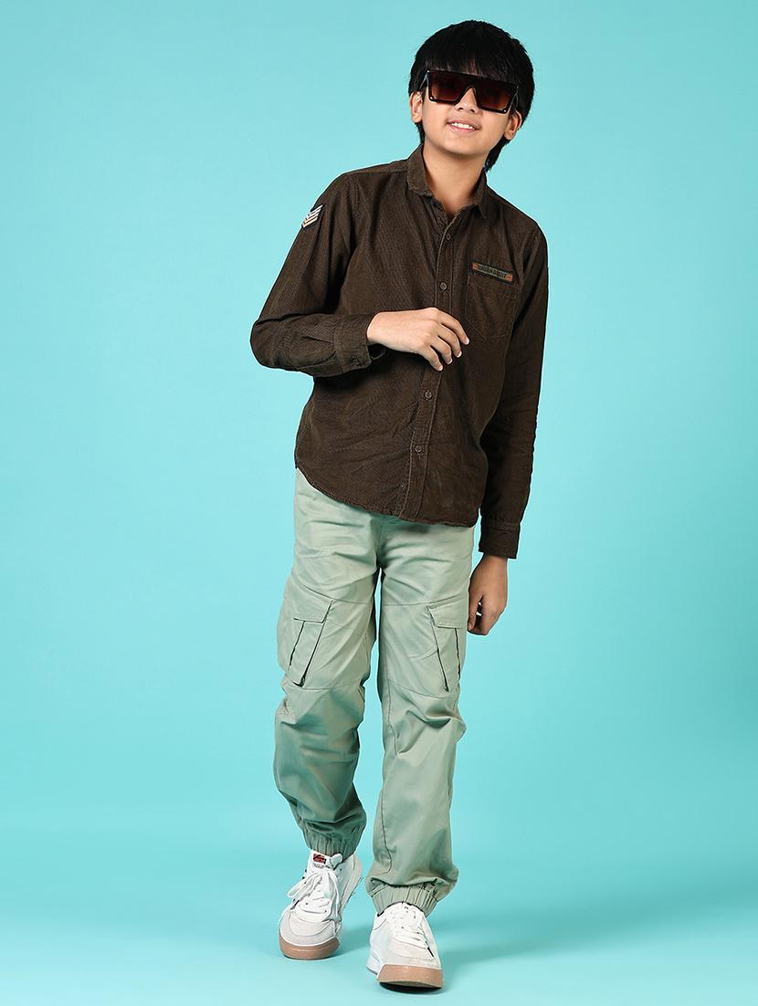 boys solid long sleeve shirt - 21679762 - Standard Image - 4