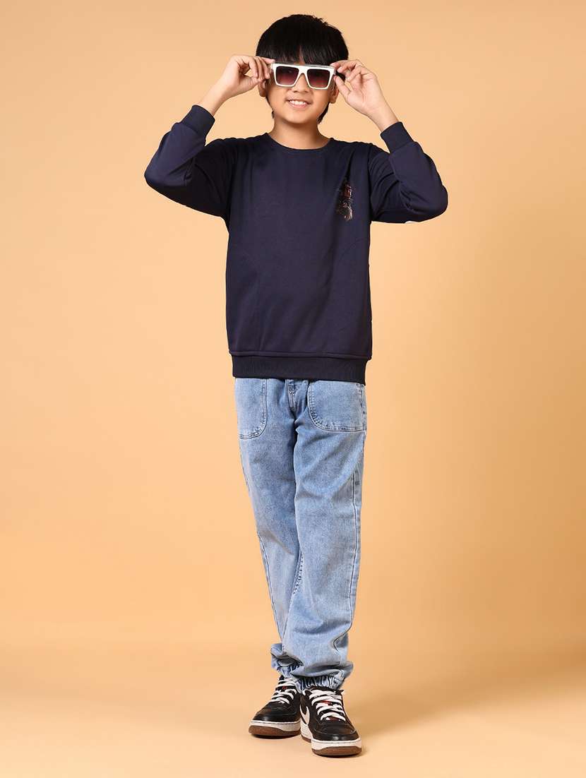 boys printed long sleeve sweatshirt - 21679882 - Standard Image - 4