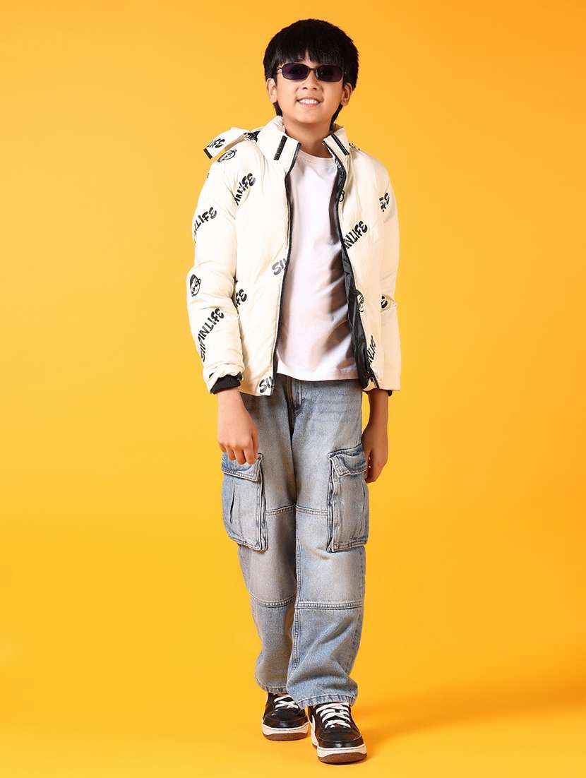 girls quilted long sleeve jacket - 21679896 -  Standard Image - 4