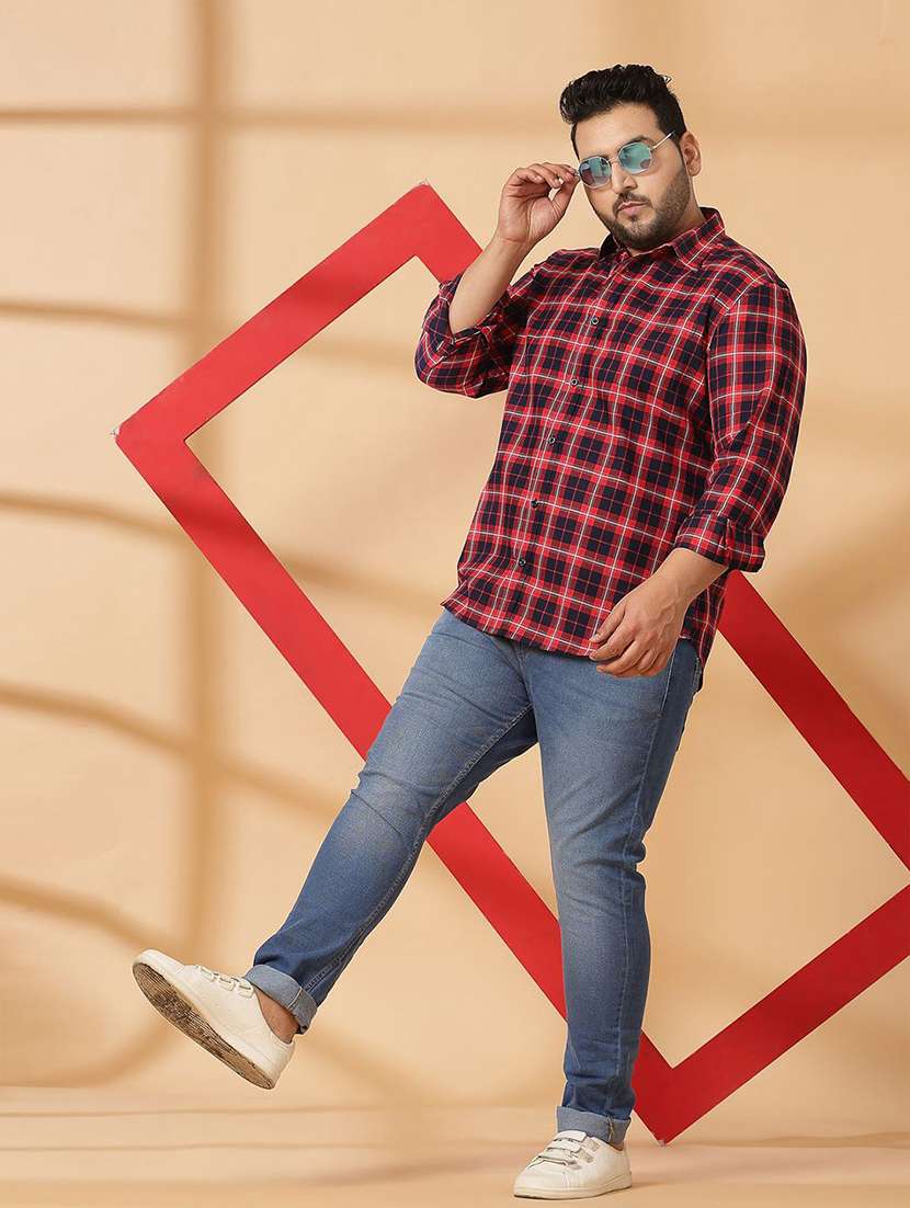 men check long sleeve casual shirt - 21680309 - Standard Image - 4