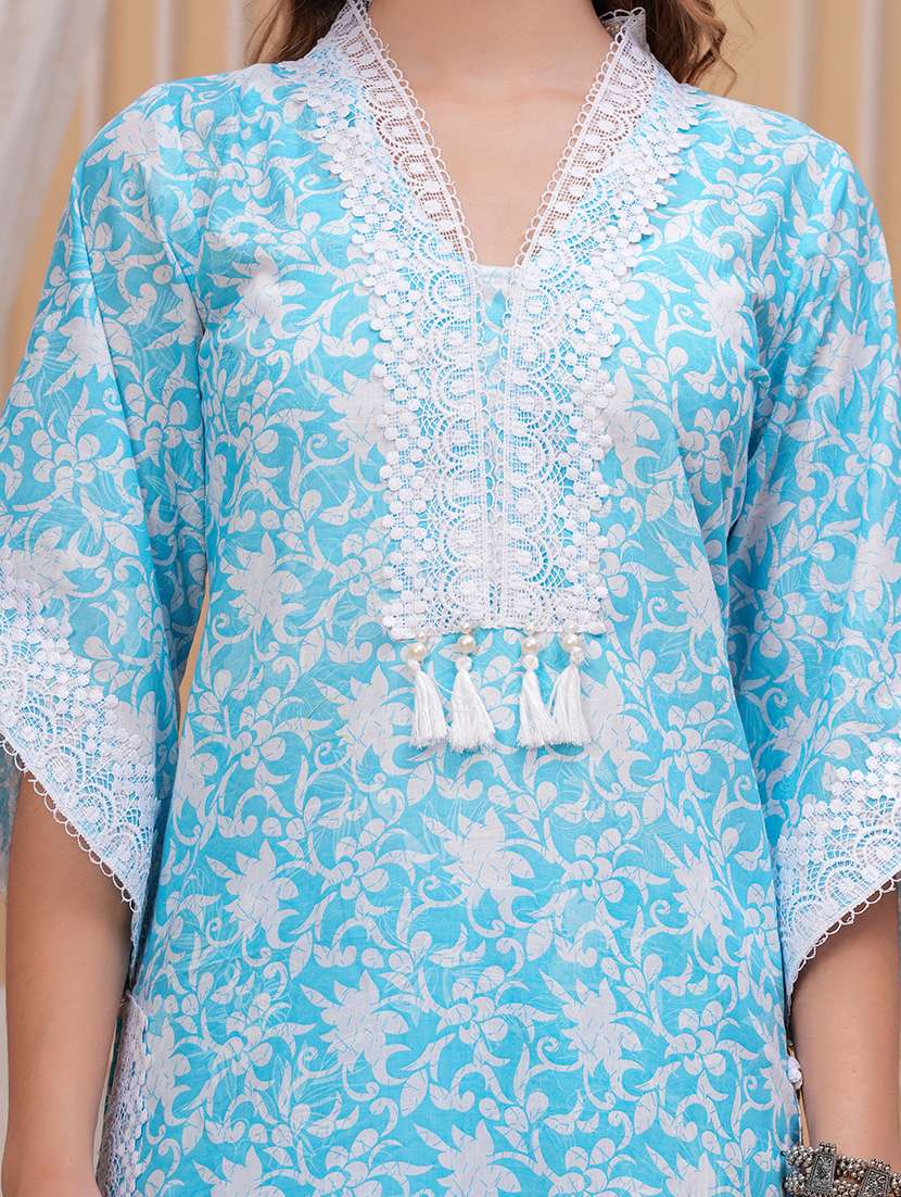 women three quarter sleeve suit set - 21680370 -  Standard Image - 4